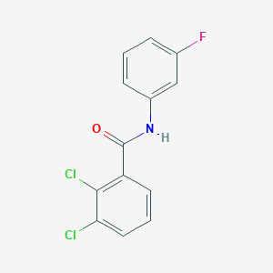 molecular formula C13H8Cl2FNO B5837411 2,3-dichloro-N-(3-fluorophenyl)benzamide 