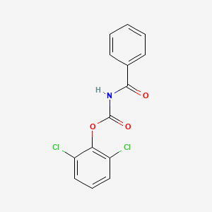 molecular formula C14H9Cl2NO3 B5837449 2,6-dichlorophenyl benzoylcarbamate 