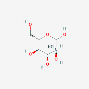 molecular formula C6H12O6 B583748 (3S,4R,5R,6S)-6-(hydroxymethyl)(313C)oxane-2,3,4,5-tetrol CAS No. 478519-05-0