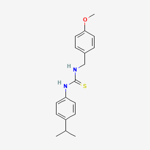 N-(4-isopropylphenyl)-N'-(4-methoxybenzyl)thiourea