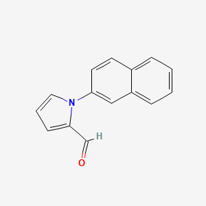 molecular formula C15H11NO B5837538 1-(2-naphthyl)-1H-pyrrole-2-carbaldehyde 