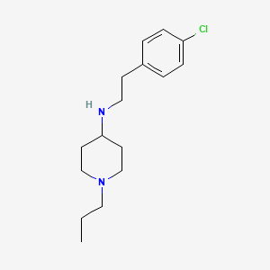 N-[2-(4-chlorophenyl)ethyl]-1-propyl-4-piperidinamine