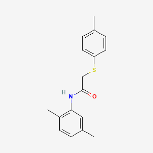 N-(2,5-dimethylphenyl)-2-[(4-methylphenyl)thio]acetamide