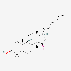molecular formula C30H51FO B583768 15-Fluorolanost-7-en-3-ol CAS No. 149714-21-6
