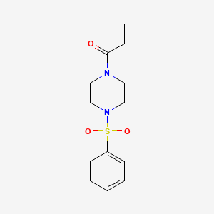 1-(phenylsulfonyl)-4-propionylpiperazine