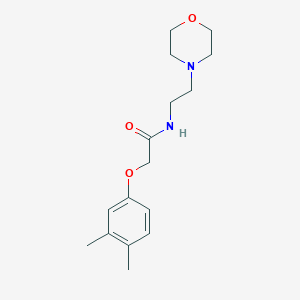 molecular formula C16H24N2O3 B5837737 2-(3,4-dimethylphenoxy)-N-[2-(4-morpholinyl)ethyl]acetamide 