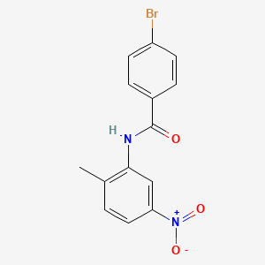 4-bromo-N-(2-methyl-5-nitrophenyl)benzamide