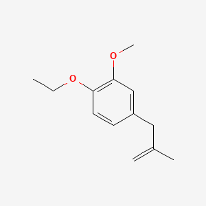 molecular formula C13H18O2 B583776 1-Ethoxy-2-methoxy-4-(2-methylprop-2-en-1-yl)benzene CAS No. 155583-53-2