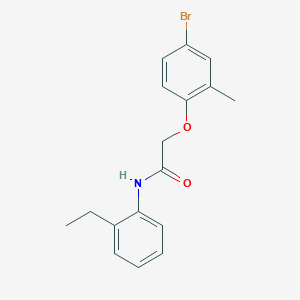 2-(4-bromo-2-methylphenoxy)-N-(2-ethylphenyl)acetamide