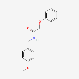 molecular formula C17H19NO3 B5837807 N-(4-methoxybenzyl)-2-(2-methylphenoxy)acetamide 