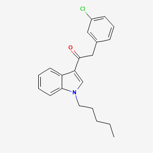 molecular formula C21H22ClNO B583782 2-(3-chlorophenyl)-1-(1-pentyl-1H-indol-3-yl)ethanone CAS No. 864445-56-7