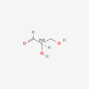 molecular formula C3H6O3 B583784 DL-[2-13C]Glyceraldehyde CAS No. 71122-43-5