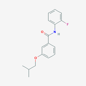 N-(2-fluorophenyl)-3-isobutoxybenzamide