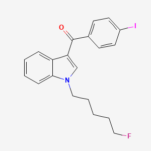 molecular formula C20H19FINO B583787 AM694 4-iodo isomer CAS No. 1427325-92-5