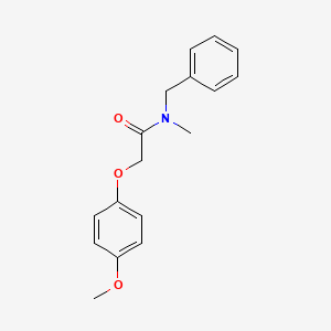 molecular formula C17H19NO3 B5837872 N-benzyl-2-(4-methoxyphenoxy)-N-methylacetamide 