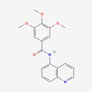 3,4,5-trimethoxy-N-5-quinolinylbenzamide