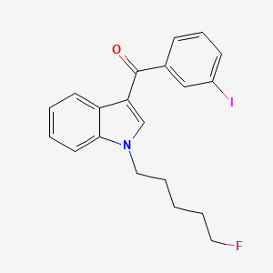 molecular formula C20H19FINO B583793 AM694 3-碘异构体 CAS No. 1427325-91-4