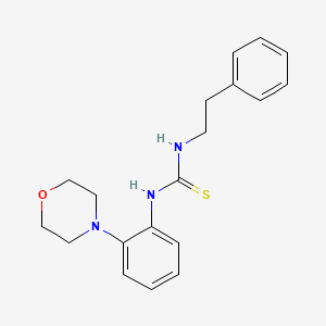 N-[2-(4-morpholinyl)phenyl]-N'-(2-phenylethyl)thiourea