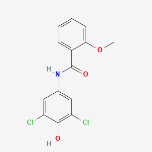 molecular formula C14H11Cl2NO3 B5837942 N-(3,5-dichloro-4-hydroxyphenyl)-2-methoxybenzamide 