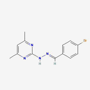 4-bromobenzaldehyde (4,6-dimethyl-2-pyrimidinyl)hydrazone