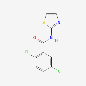 molecular formula C10H6Cl2N2OS B5837970 2,5-dichloro-N-1,3-thiazol-2-ylbenzamide 