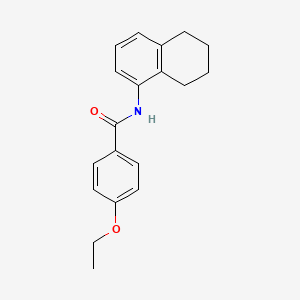 4-ethoxy-N-(5,6,7,8-tetrahydro-1-naphthalenyl)benzamide