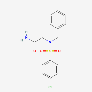 N~2~-benzyl-N~2~-[(4-chlorophenyl)sulfonyl]glycinamide