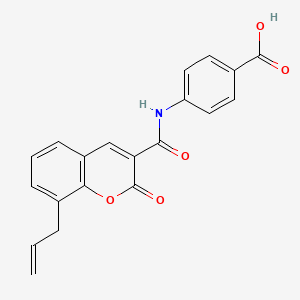 4-{[(8-allyl-2-oxo-2H-chromen-3-yl)carbonyl]amino}benzoic acid