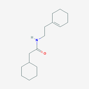 molecular formula C16H27NO B5838068 N-[2-(1-cyclohexen-1-yl)ethyl]-2-cyclohexylacetamide 