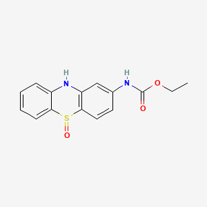 molecular formula C15H14N2O3S B5838080 ethyl (5-oxido-10H-phenothiazin-2-yl)carbamate CAS No. 62152-20-9