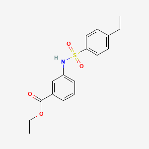 ethyl 3-{[(4-ethylphenyl)sulfonyl]amino}benzoate