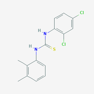 molecular formula C15H14Cl2N2S B5838151 N-(2,4-dichlorophenyl)-N'-(2,3-dimethylphenyl)thiourea 