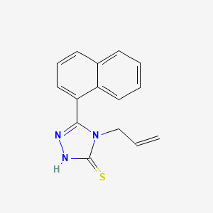 4-allyl-5-(1-naphthyl)-4H-1,2,4-triazole-3-thiol