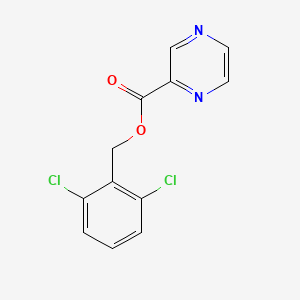 molecular formula C12H8Cl2N2O2 B5838203 2,6-dichlorobenzyl 2-pyrazinecarboxylate 