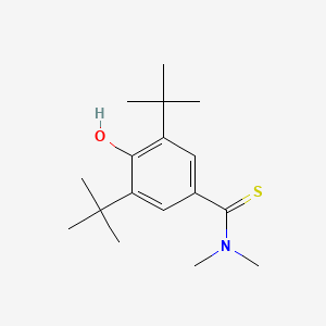 molecular formula C17H27NOS B5838219 3,5-di-tert-butyl-4-hydroxy-N,N-dimethylbenzenecarbothioamide 