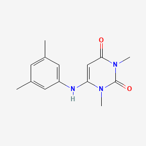 6-[(3,5-dimethylphenyl)amino]-1,3-dimethyl-2,4(1H,3H)-pyrimidinedione