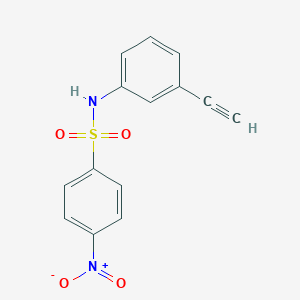 N-(3-ethynylphenyl)-4-nitrobenzenesulfonamide