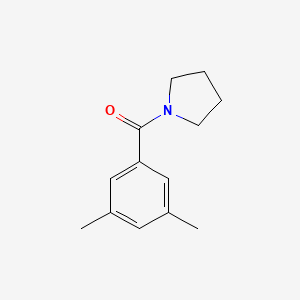 molecular formula C13H17NO B5838360 1-(3,5-dimethylbenzoyl)pyrrolidine 