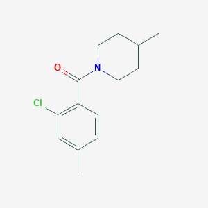 1-(2-chloro-4-methylbenzoyl)-4-methylpiperidine