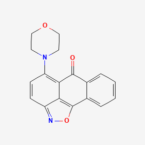 5-(4-morpholinyl)-6H-anthra[1,9-cd]isoxazol-6-one