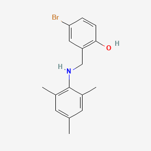 4-bromo-2-[(mesitylamino)methyl]phenol