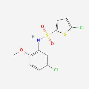 5-chloro-N-(5-chloro-2-methoxyphenyl)thiophene-2-sulfonamide