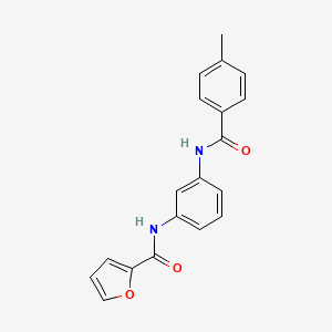 N-(3-{[(4-methylphenyl)carbonyl]amino}phenyl)furan-2-carboxamide