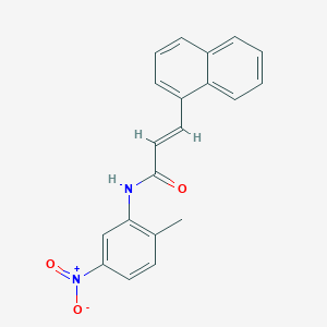 N-(2-methyl-5-nitrophenyl)-3-(1-naphthyl)acrylamide