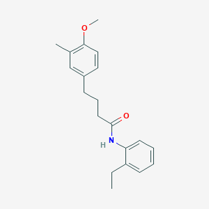 N-(2-ethylphenyl)-4-(4-methoxy-3-methylphenyl)butanamide