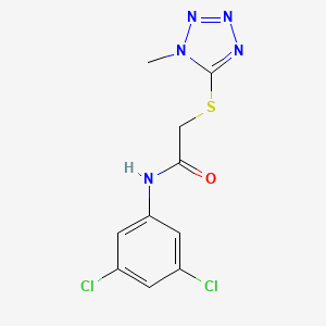 N-(3,5-dichlorophenyl)-2-[(1-methyl-1H-tetrazol-5-yl)sulfanyl]acetamide