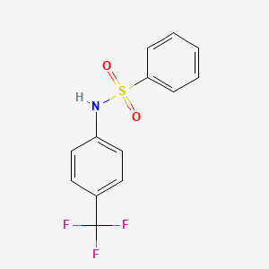 N-[4-(trifluoromethyl)phenyl]benzenesulfonamide