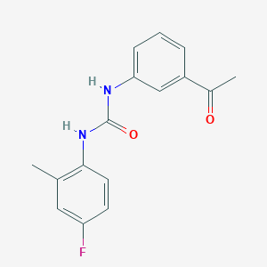 1-(3-Acetylphenyl)-3-(4-fluoro-2-methylphenyl)urea