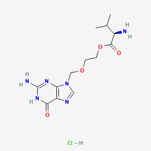 molecular formula C13H21ClN6O4 B583877 D-Valacyclovir Hydrochloride CAS No. 124832-28-6