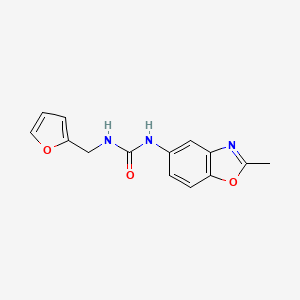 N-(2-furylmethyl)-N'-(2-methyl-1,3-benzoxazol-5-yl)urea